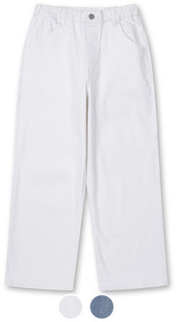 폴햄키즈 시그니처 공용 와이드핏 데님 팬츠PKE1DP3036 1485281