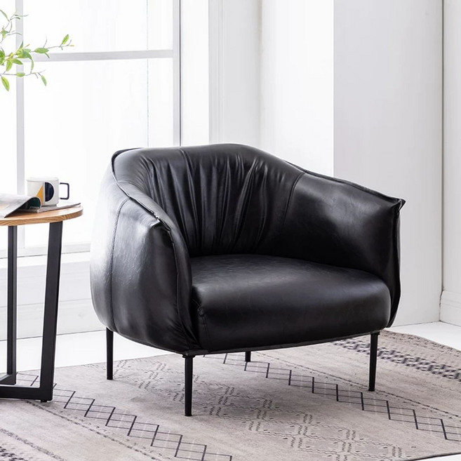 폴트로나프라우소파 에드라 카멜레온다 1인 소파, 두 사람, 밝은 갈색 슈퍼 레더