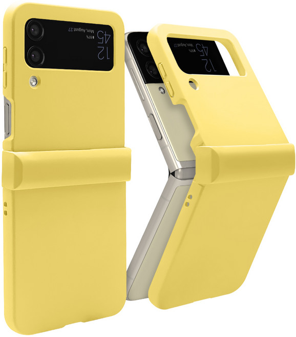 인트그로 풀커버 슬림 힌지보호 Z플립 휴대폰 케이스