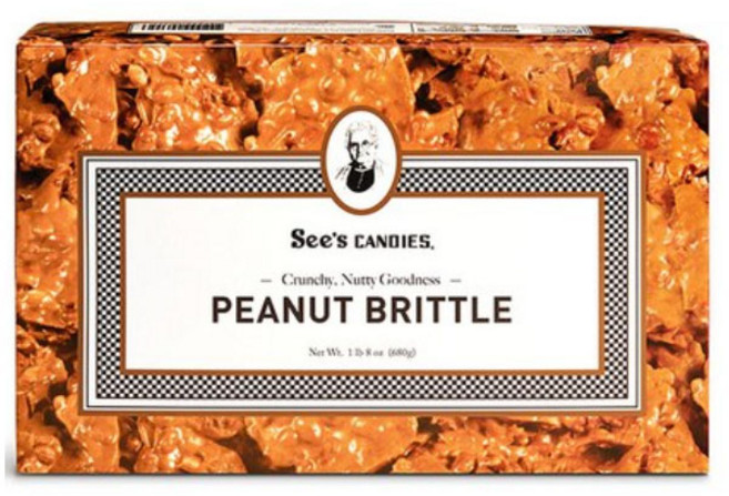 See's Candies 씨즈 캔디 땅콩 피넛 브리틀 1 lb 8 oz(680g), 680g, 1개