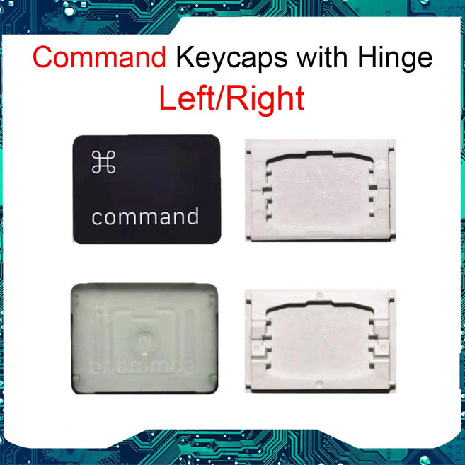 교체용 키보드교체용 왼쪽 명령 키 캡 및 경첩 맥북 프로 13 인치 A1989 에어 키보드용, [01] Left Keycap, 01 Left Keycap
