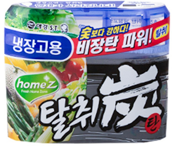 애경 홈즈 탈취탄 냉장고용 140g x6개, 6개