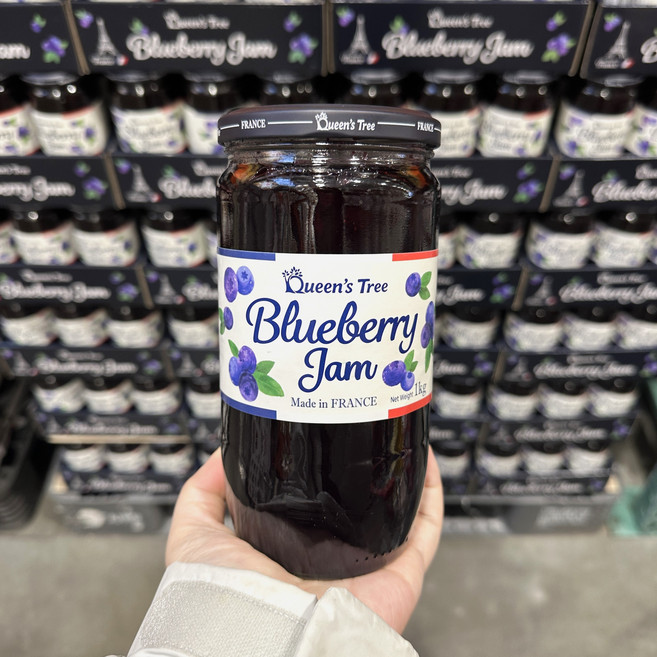 퀸즈트리 블루베리잼 코스트코 대용량 콩포트 토스트 샌드위치, 1개, 1kg