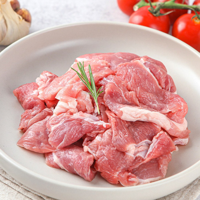 순차출고 [대명축산식품] 냉동 국내산 돼지 뒷다리살 제육용 500g, 1개