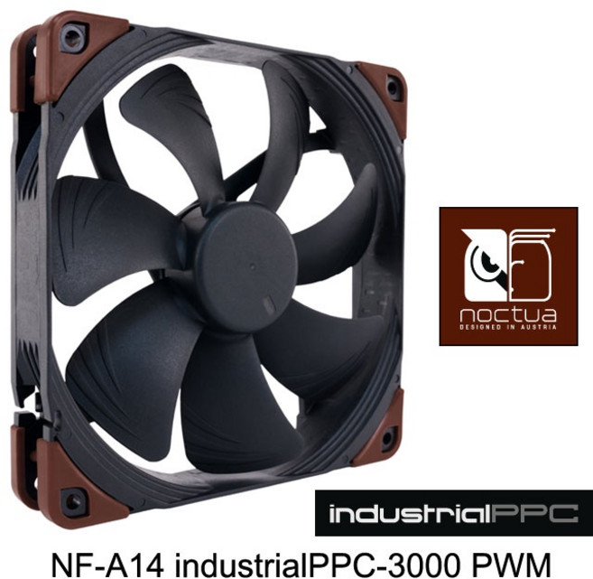 小白的生活工場*工業級IP52防塵防水PWM風扇, 1個, NF-A14industrialPPC-3000