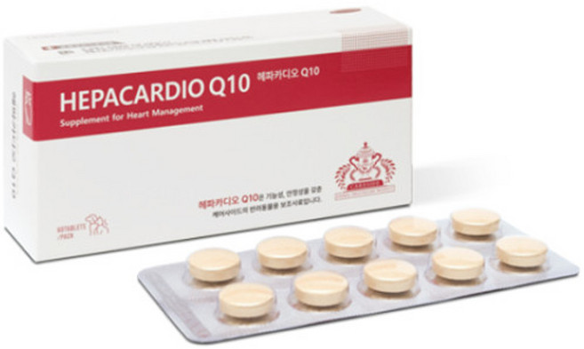케어사이드 헤파카디오 Q10 심장영양제 + 유산균 셋트 [미개봉 정품], 60정, 심장/간, 1개