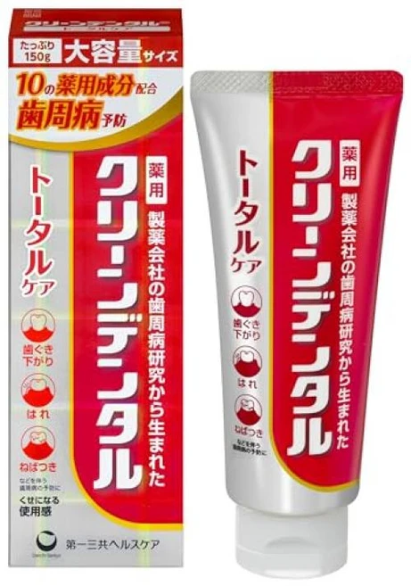 [의약외품] 클린덴탈 토탈케어 약용 치약 치주질환 예방 150g 1개 - 쿠팡