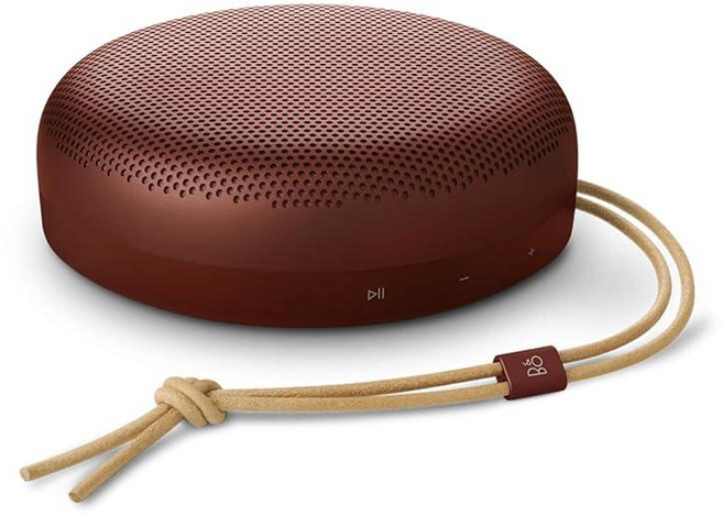 Bang & Olufsen Beosound A1 3세대 휴대용 방수 블루투스 스피커 마이크 3개 크래들에서 크래들(C2C) 인증 러스틱 레드