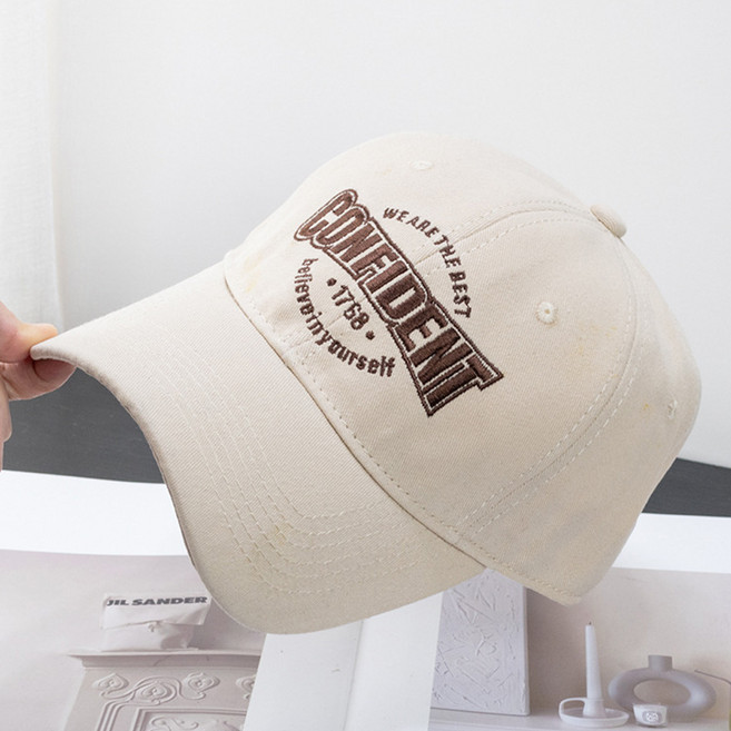 Charm Kaiser 남녀공용 볼캡 심플 모자 자수 21728