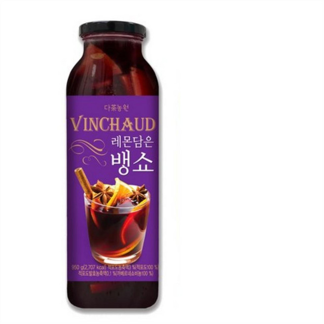 다농원 레몬 담은 뱅쇼, 950g, 1개입, 8개