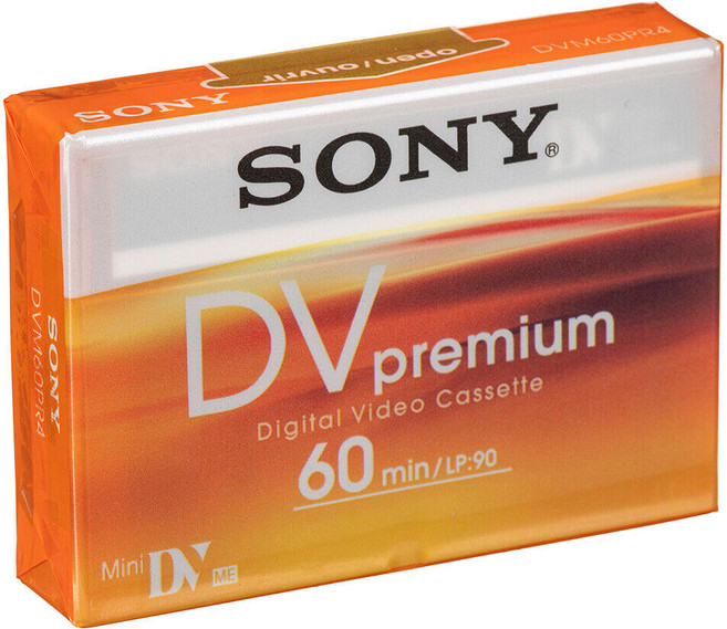 국내배송 소니 캠코더 Sony Mini DV 6mm 비디오 테이프 6미리 영상녹화용, 1개, 60분