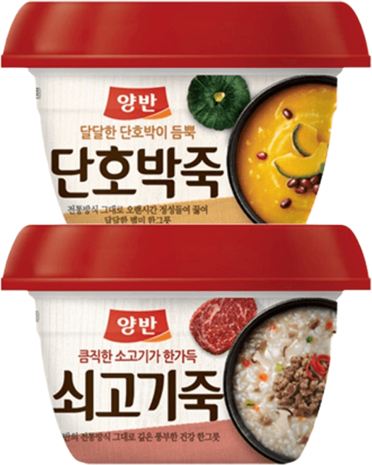 양반 쇠고기죽 285g 12개+단호박죽 285g 12개, 쇠고기죽 285gx12개 + 단호박죽 285gx12개, 1개