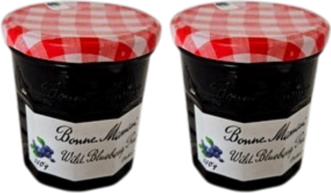 본마망 미니 잼 30g 블루베리, 750g, 2개