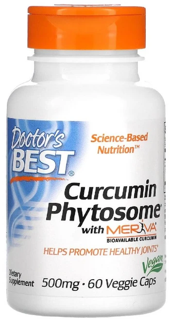 닥터스베스트 커큐민 500mg 피토솜 위드 메리바 인지질 60캡슐 Non GMO, 60정, 1개 - 쿠팡