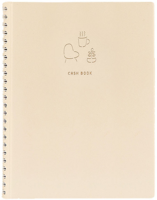 인디고 생활의 온도 만년형 12개월 가계부, 1개, 크림