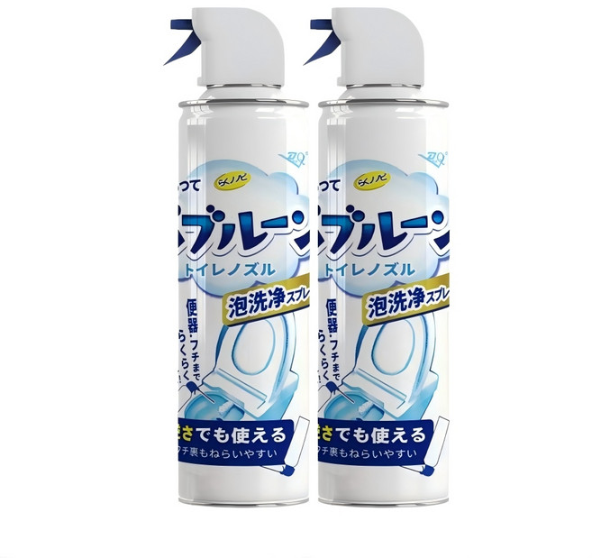 馬桶清潔泡沫噴霧, 1套, 馬桶泡沫噴霧【超值裝】兩瓶, 1L