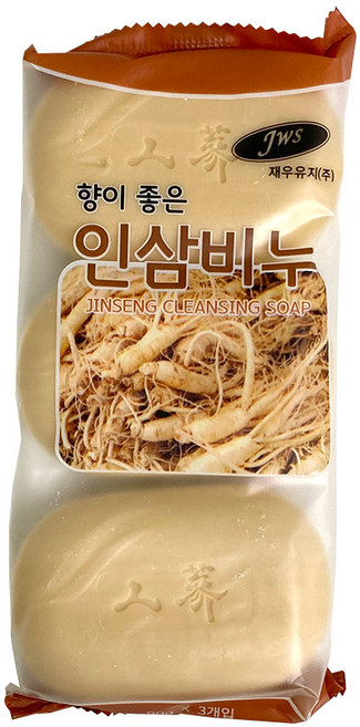 KT 향이 좋은 미용 비누 인삼향 3P 손세정 손비누