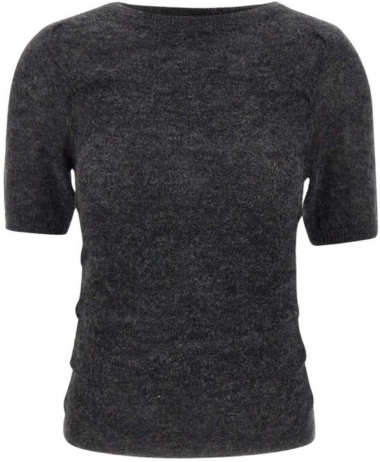 A.로에게호베 마리 반소매 개더 티셔츠