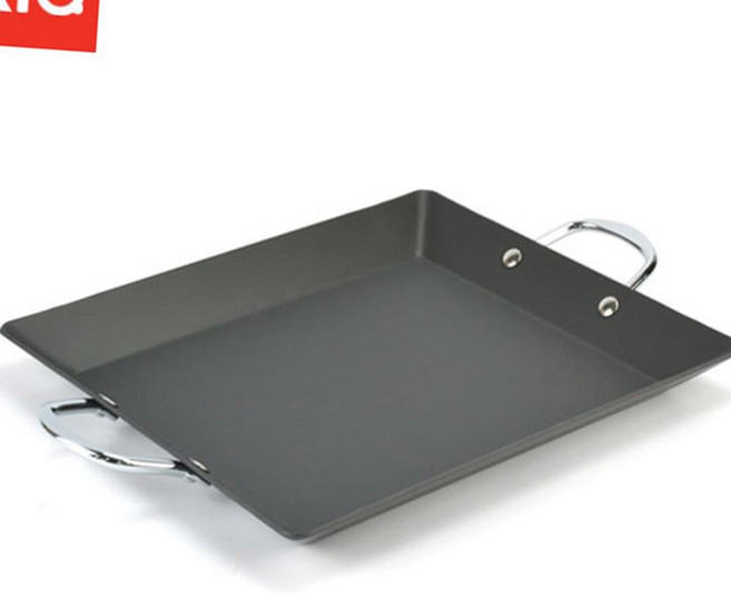 (올핀) 경질사각 볶음팬 순대볶음 곱창팬 철판 포장마차 골목식당 닭갈비, 경질사각볶음팬(KSJ)-소, 1개