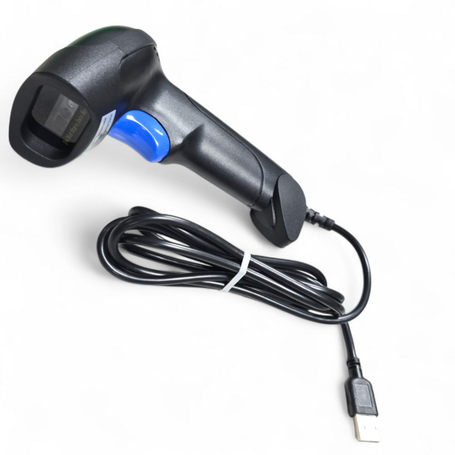 큐알 바코드 핸드 바코드스캐너 스마트폰스캔 1D 2D, 1개, USB