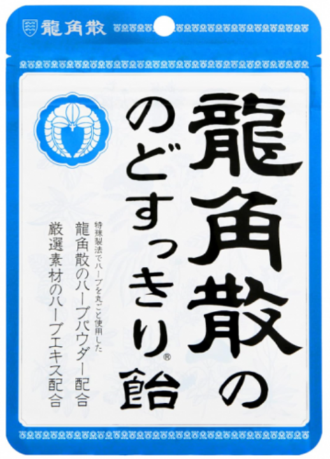일본 용각산 오리지널맛 목캔디 사탕 88g, 1개