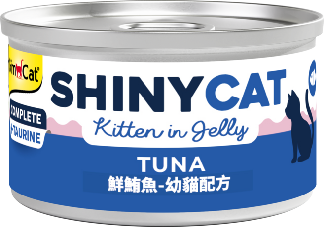 GimCat 竣寶 SHINYCAT 營養幼貓罐 鮮鮪魚-幼貓配方, 70g, 6個, 鮪魚
