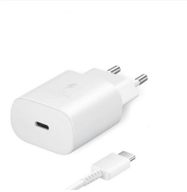 삼성전자 C to C 타입 25W 고속 충전기 EP-TA800, 화이트, 1개