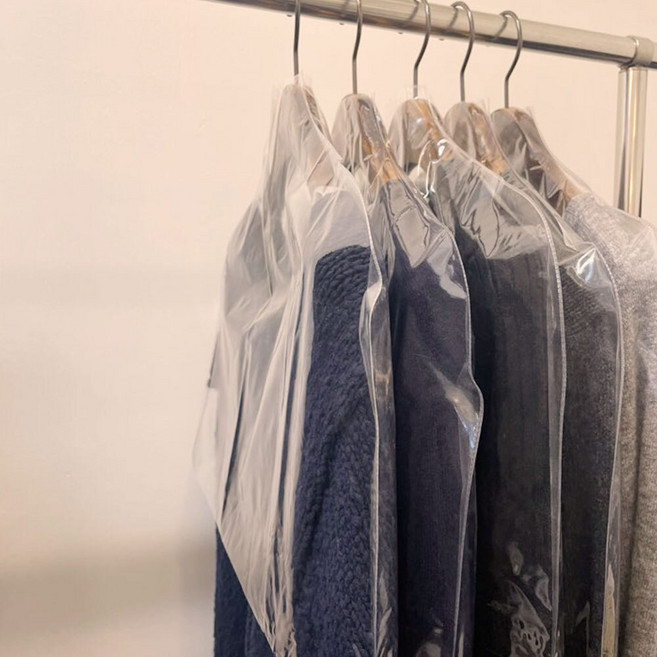 PVC 투명 옷 커버 10P 대