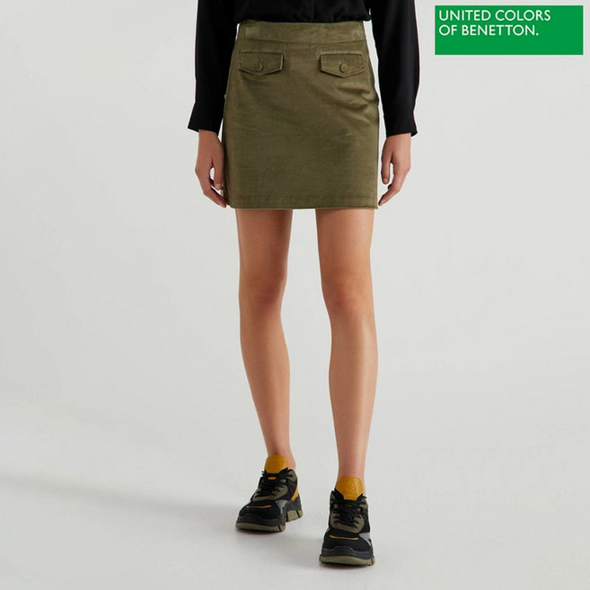 베네통 Flap pocket with skirt 0F 4JK1507H5 22Y