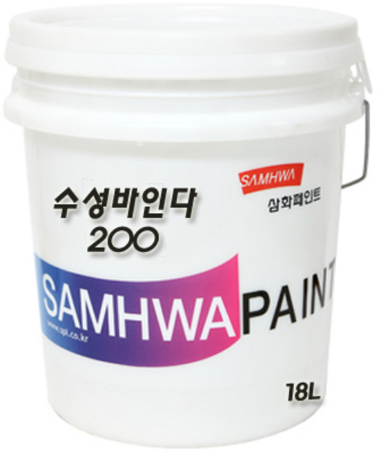삼화페인트 수용성 하도프라이머 수성바인다 200, 투명, 18L, 1개