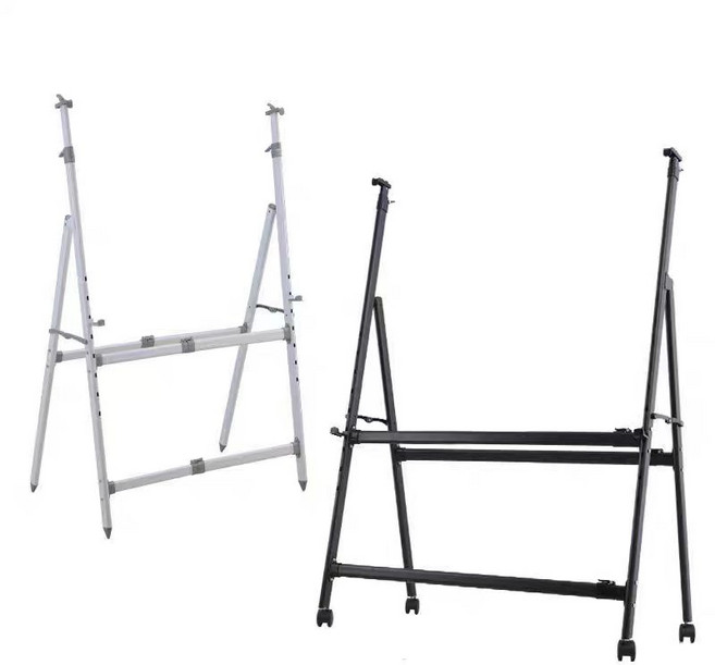 화이트 보드 거치대 이동식 폴딩 접이식 고정 스탠드 랙 칠판 판매 이동형 프레임, A.60-100CM