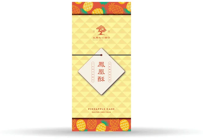 大黑松小倆口 鳳凰酥禮盒, 45g, 6個