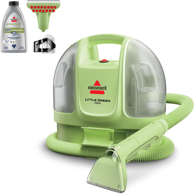 BISSELL Little Green Mini Portable Carpet and Upholstery Deep Cleaner Car/Auto Detailer with Hy