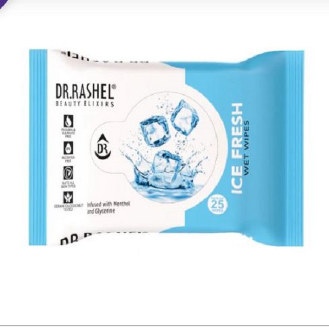 DR.RASHEL Ice Fresh Face Wet Wipes, 1개, 25회분
