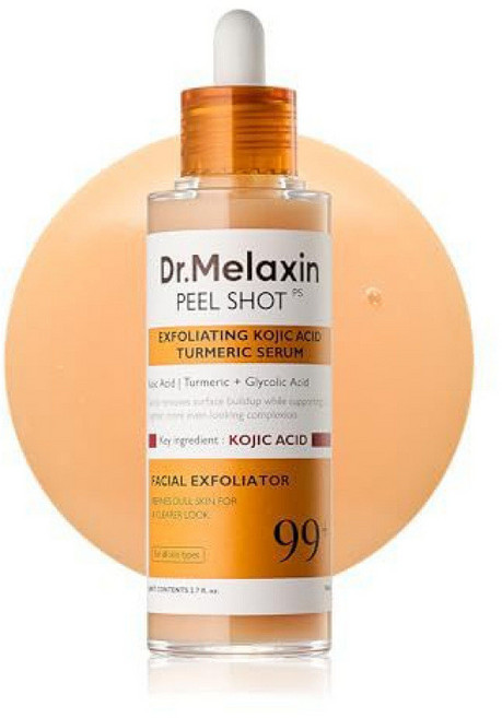 Dr.Melaxin 杏仁酸薑黃煥膚精華液 改善暗沉收縮毛孔去角質, 1個, 80ml薑黃去角質僅供銷售）, 80ml