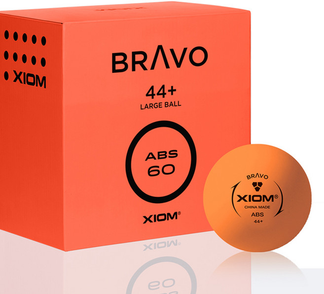 엑시옴 브라보 라지볼 탁구공 60입, 상세 설명 참조, 1개