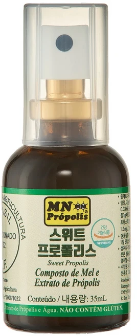 MN 브라질 그린프로폴리스 스프레이 환절기/겨울철 목관리 필수품 구강항균 스위트프로폴리스/(소비기한 짧음으로 초특가 판매중), 1개, 35ml - 쿠팡