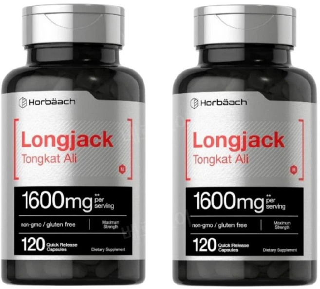 호바흐 롱잭 통캇알리 1600mg 120캡슐 2개 4개월분 - 쿠팡