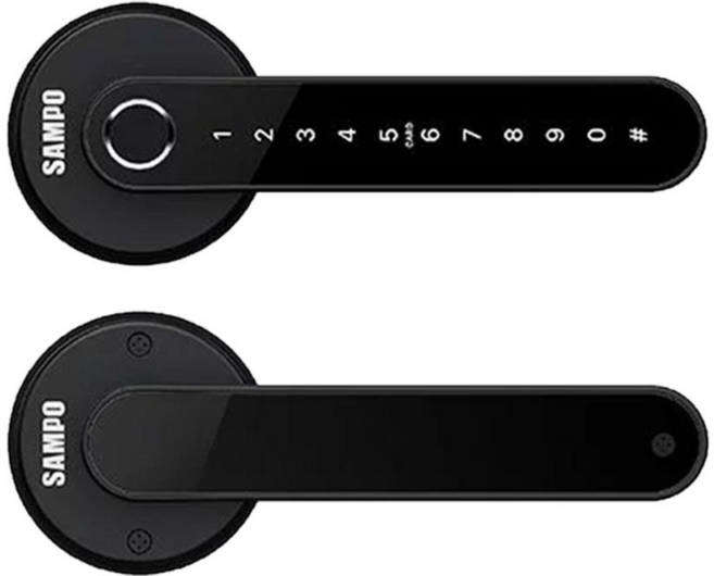 SAMPO 黑色, 1個, EL-TW01 聲寶智慧電子鎖