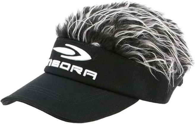 tigora 티고라 남성용 골프모자 라이트 그레이 x 블랙, 1개