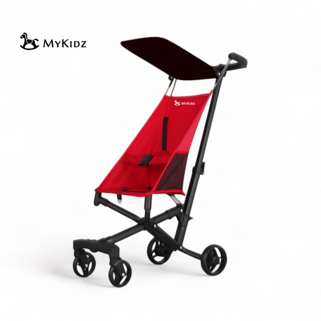 MyKidz 口袋推車CX-1 輕巧便攜, Cx-1口袋推車-紅色（可登機）, 1個
