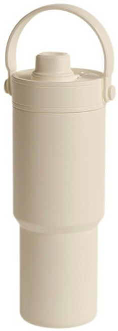 車載陶瓷保溫杯【CC0618】, 淺奶咖, 1個, 735ml