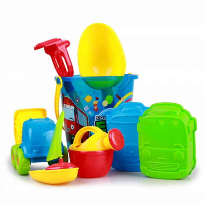 타요 통 모래놀이, 믹스컬러, 390g, 1개