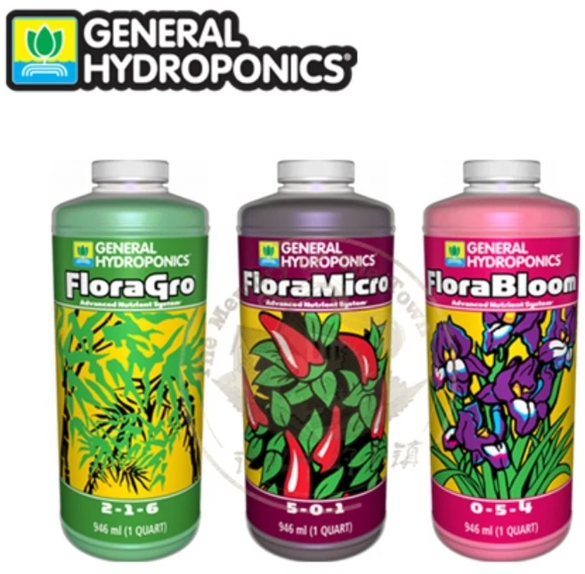 FloraMicro FloraBloom FloraGro 플로라 시리즈 3종 액비 비료, 3개 - 쿠팡