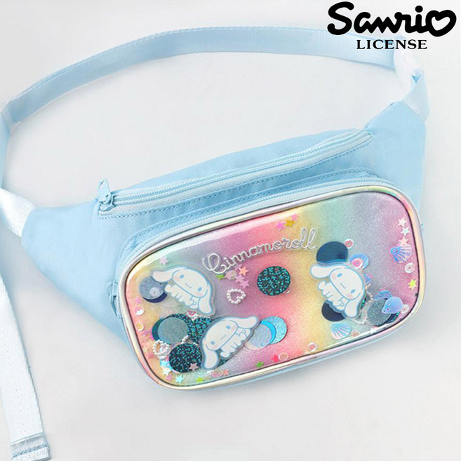 힙색 산리오 블링블링 여아보조가방 핸드폰가방 허리색 크로스백