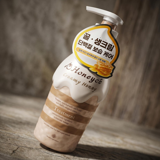 허니체 허니 크리미 트리트먼트 470ml, 1개