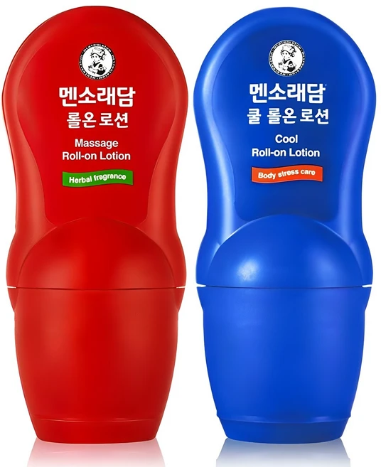 멘소래담 롤 온 로션 50ml + 쿨 롤 온 로션 50ml, 1세트 - 쿠팡