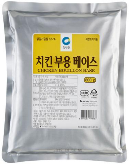 청정원 치킨 부용 베이스 800g, 12개