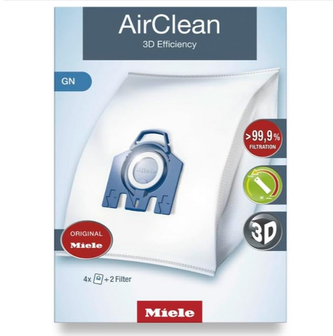 Miele AirClean 3D Efficiency 集塵袋, 1個, Miele GN 集塵袋（盒損）