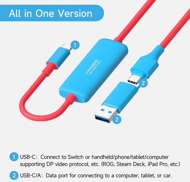 호환 USB 30 비디오 캡처 카드 100W PD C 라이브 및 레코드 포함 퀘스트 2 3 스위치 ROG용, 01 All in one Version, 1개, All in one Version